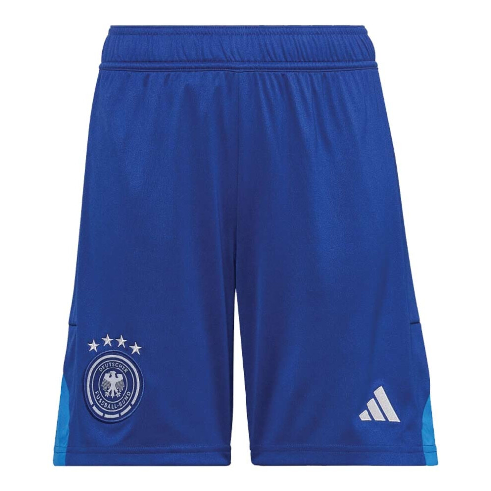 Adidas (Lb) 2022-2023 Germany Home Goalkeeper Shorts (Blue) - Kids Blue