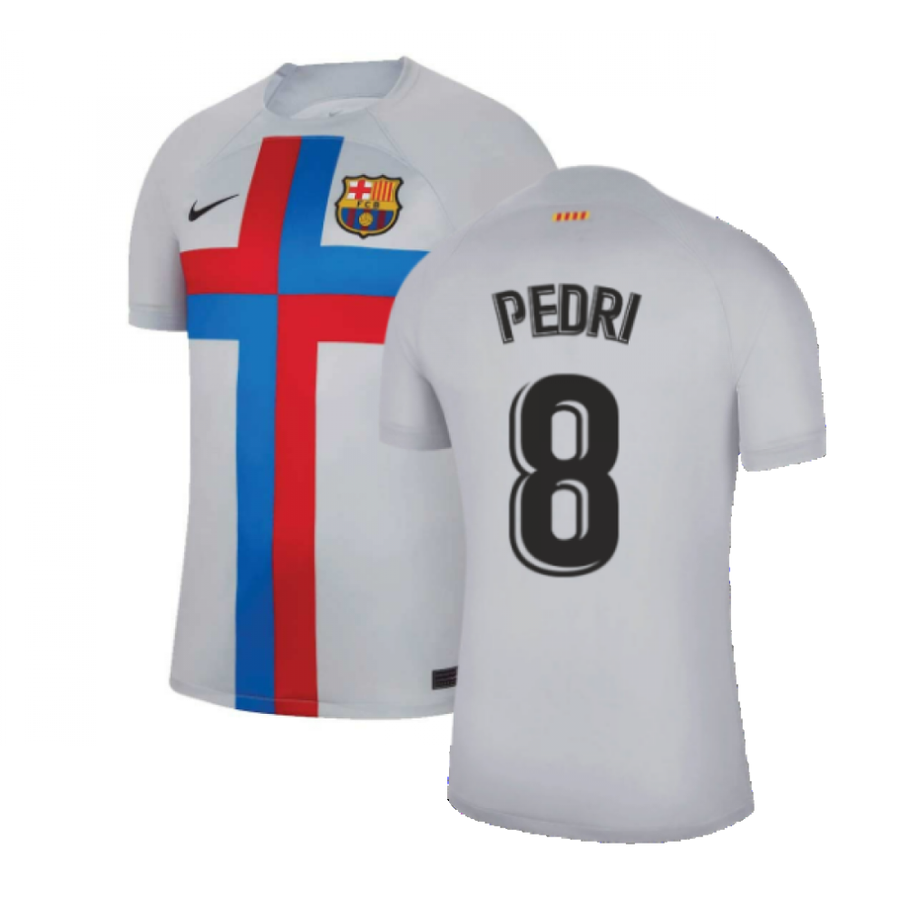 (M) 2022-2023 Barcelona Third Shirt (PEDRI 8)