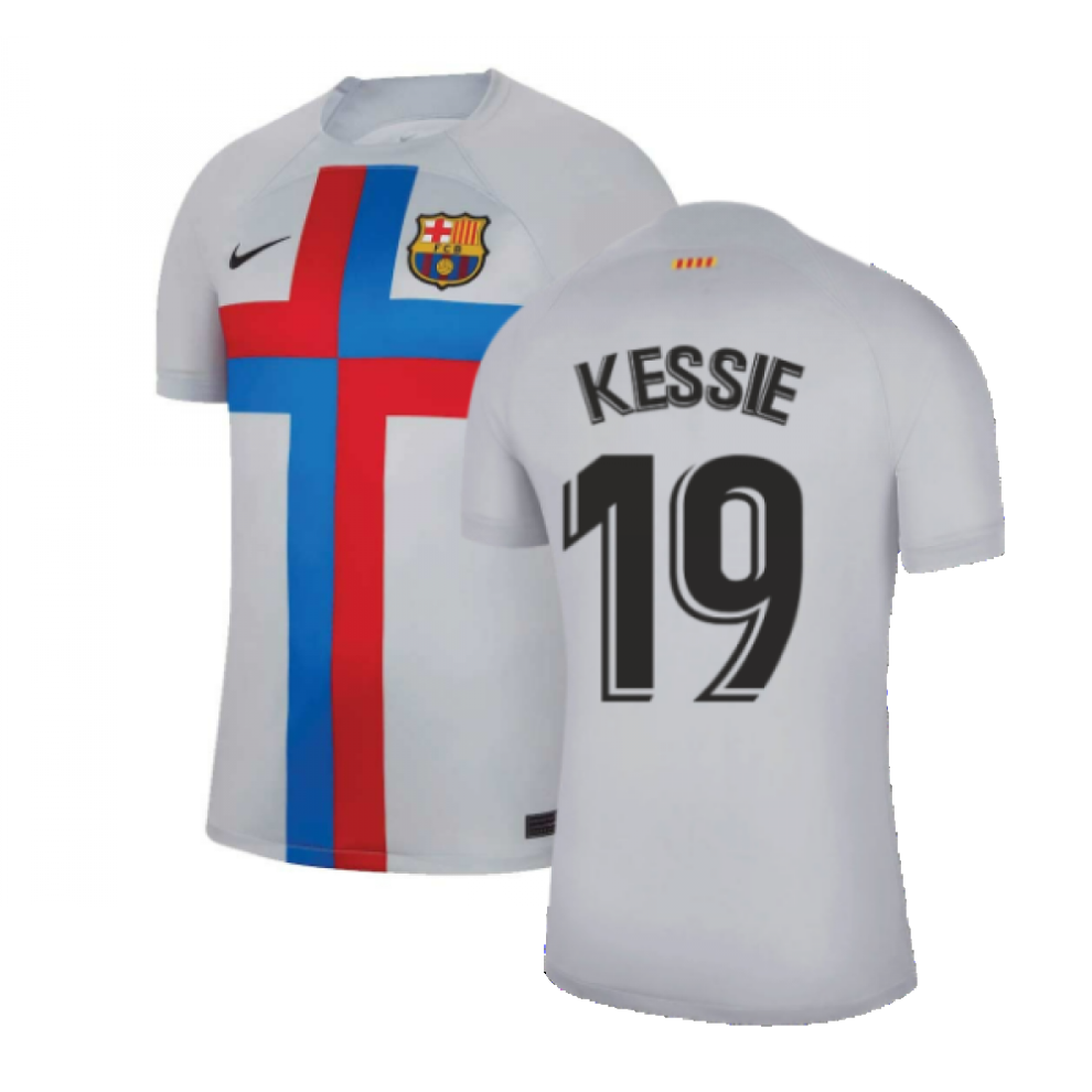 Nike (Xl) 2022-2023 Barcelona Third Shirt (Kessie 19)