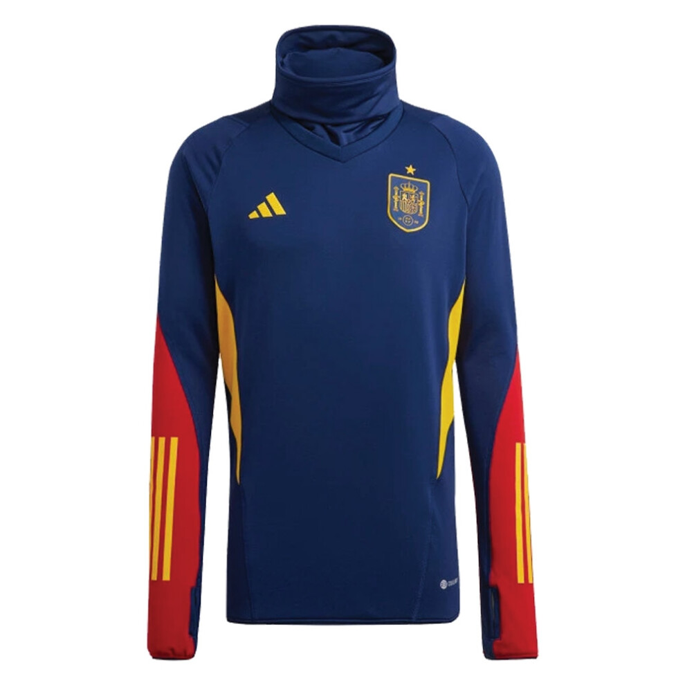 (3XL) 2022-2023 Spain Pro Warm Top (Navy)