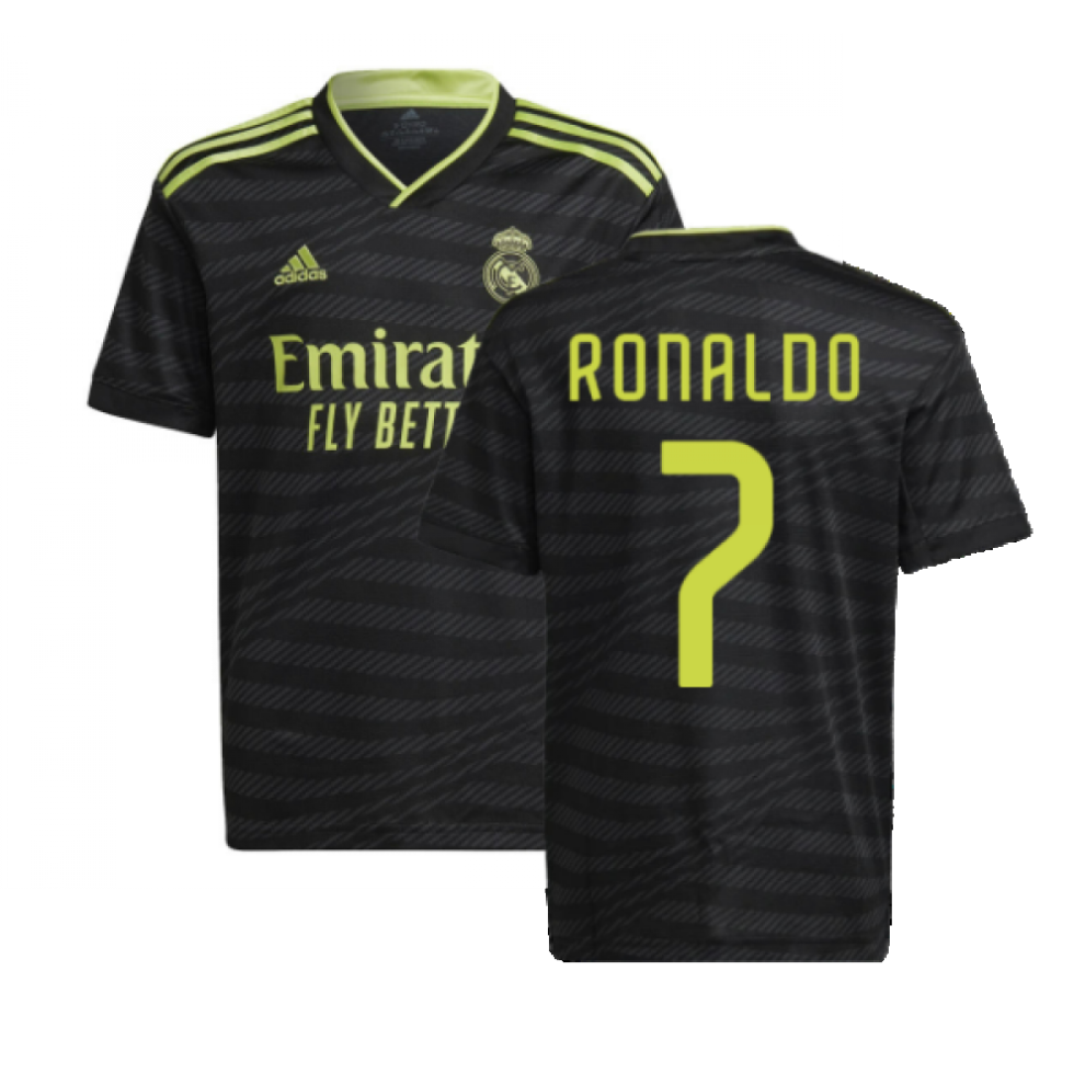 Adidas (Xxl) 2022-2023 Real Madrid Third Shirt (Kids) (Ronaldo 7)