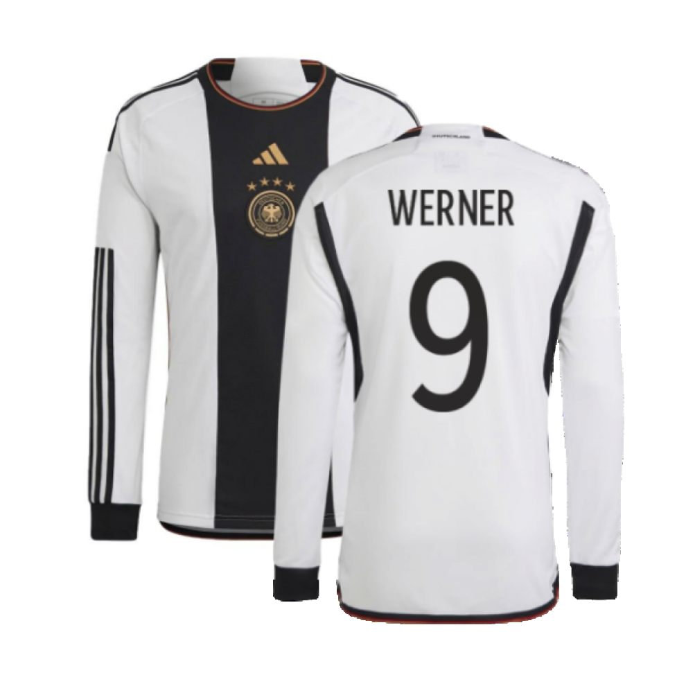 (XXL) 2022-2023 Germany Long Sleeve Home Shirt (WERNER 9)