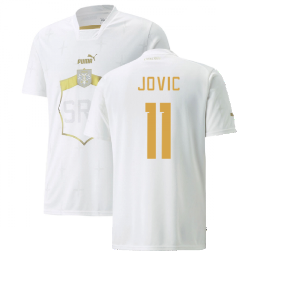 (XL) 2022-2023 Serbia Away Shirt (JOVIC 11)