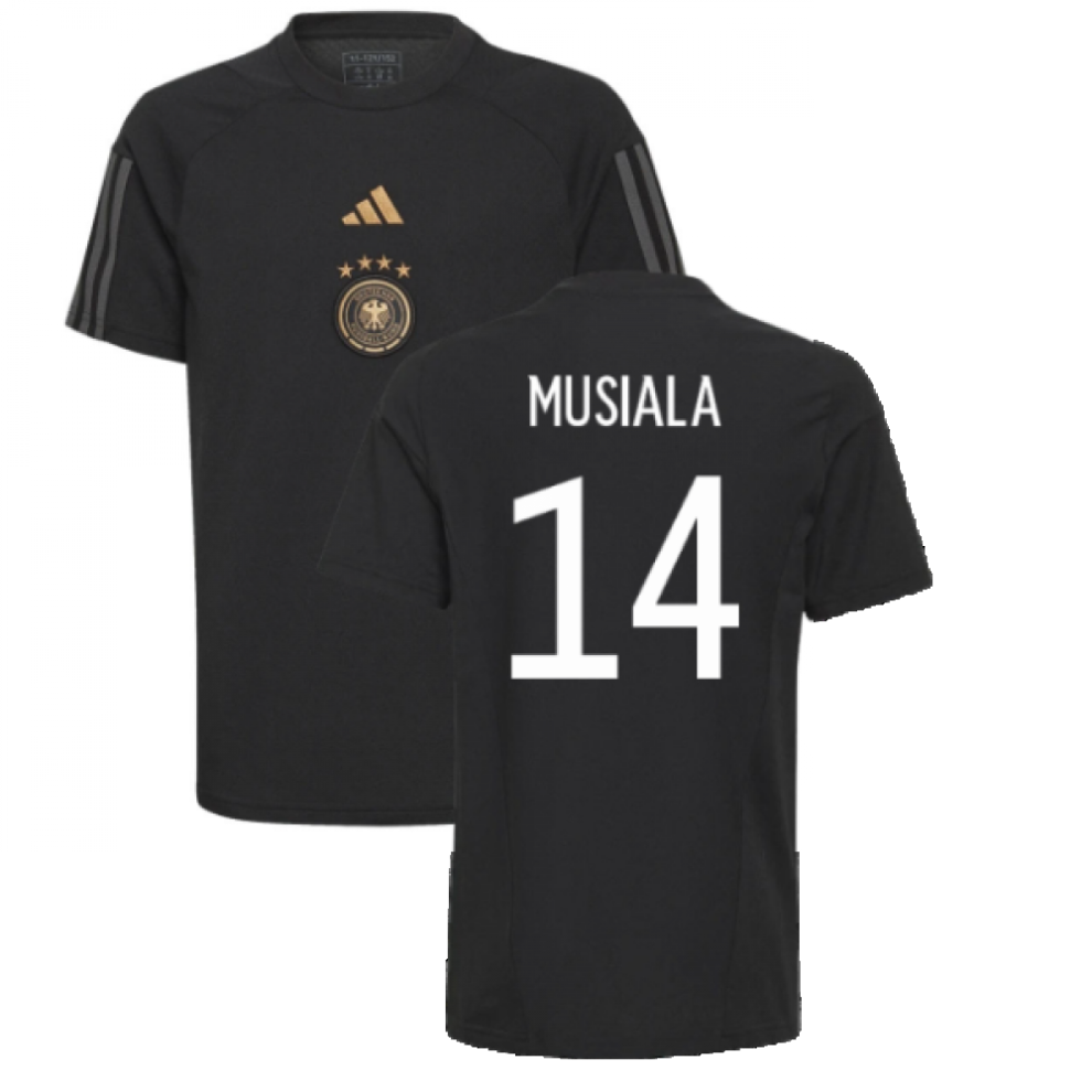 (XXL) 2022-2023 Germany Core Tee (Black) - Kids (MUSIALA 14)