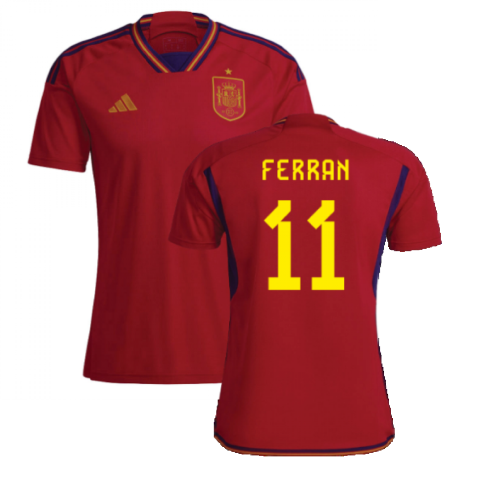 (3XL) 2022-2023 Spain Home Shirt (FERRAN 11)