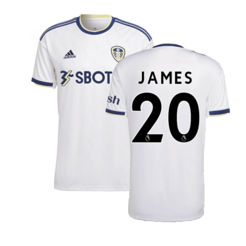 (S) 2022-2023 Leeds United Home Shirt (JAMES 20)