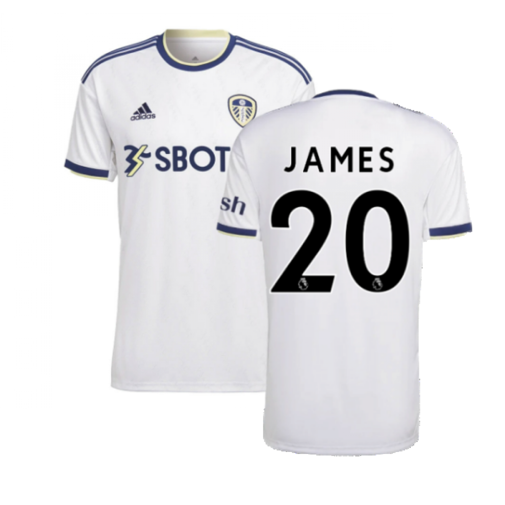 Adidas (Xl) 2022-2023 Leeds United Home Shirt (James 20)