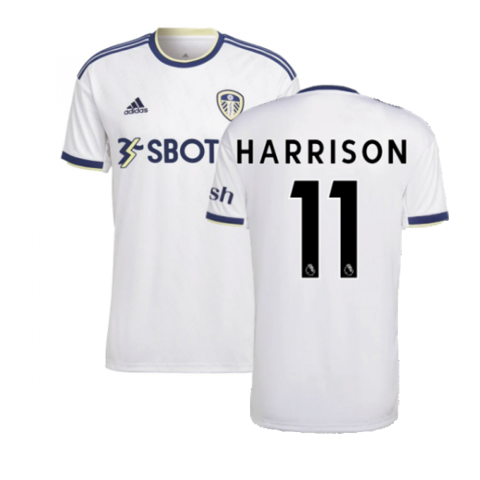 (XL) 2022-2023 Leeds United Home Shirt (HARRISON 11)