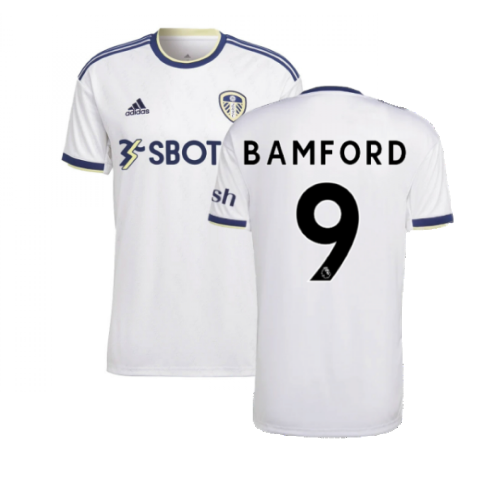 (M) 2022-2023 Leeds United Home Shirt (BAMFORD 9)