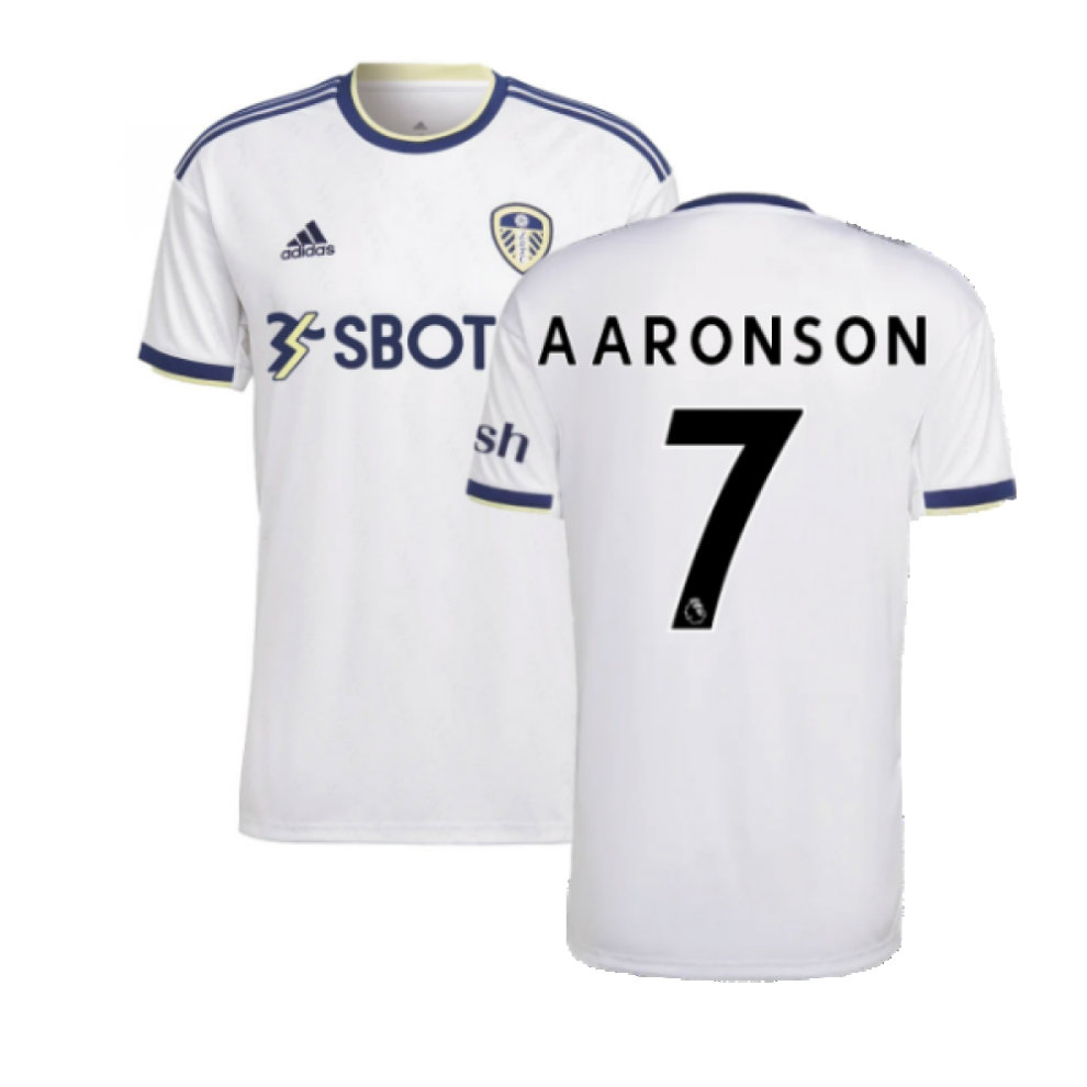 Adidas (S) 2022-2023 Leeds United Home Shirt (Aaronson 7)