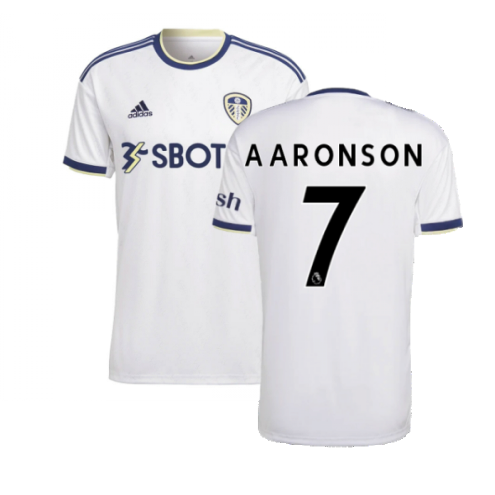 (3XL) 2022-2023 Leeds United Home Shirt (AARONSON 7)