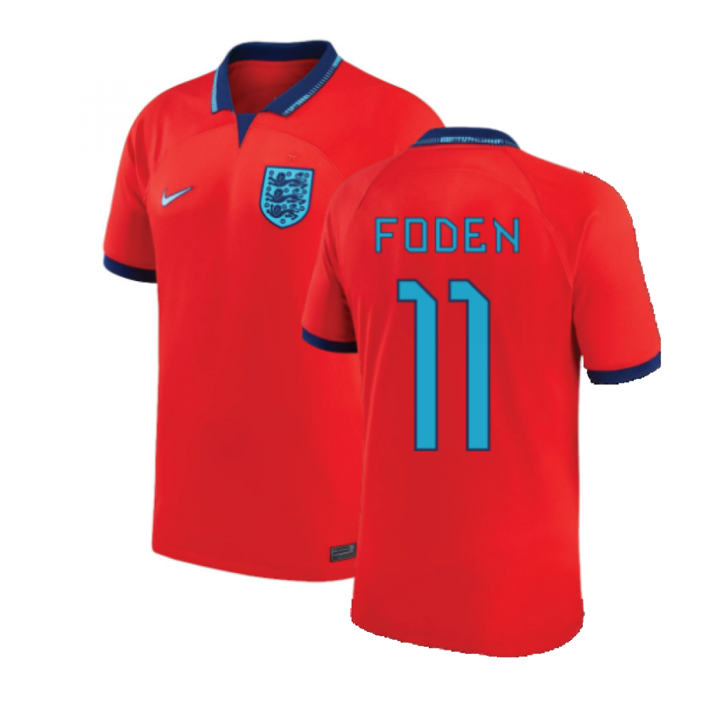 Nike (L) 2022-2023 England Away Shirt (Foden 11)