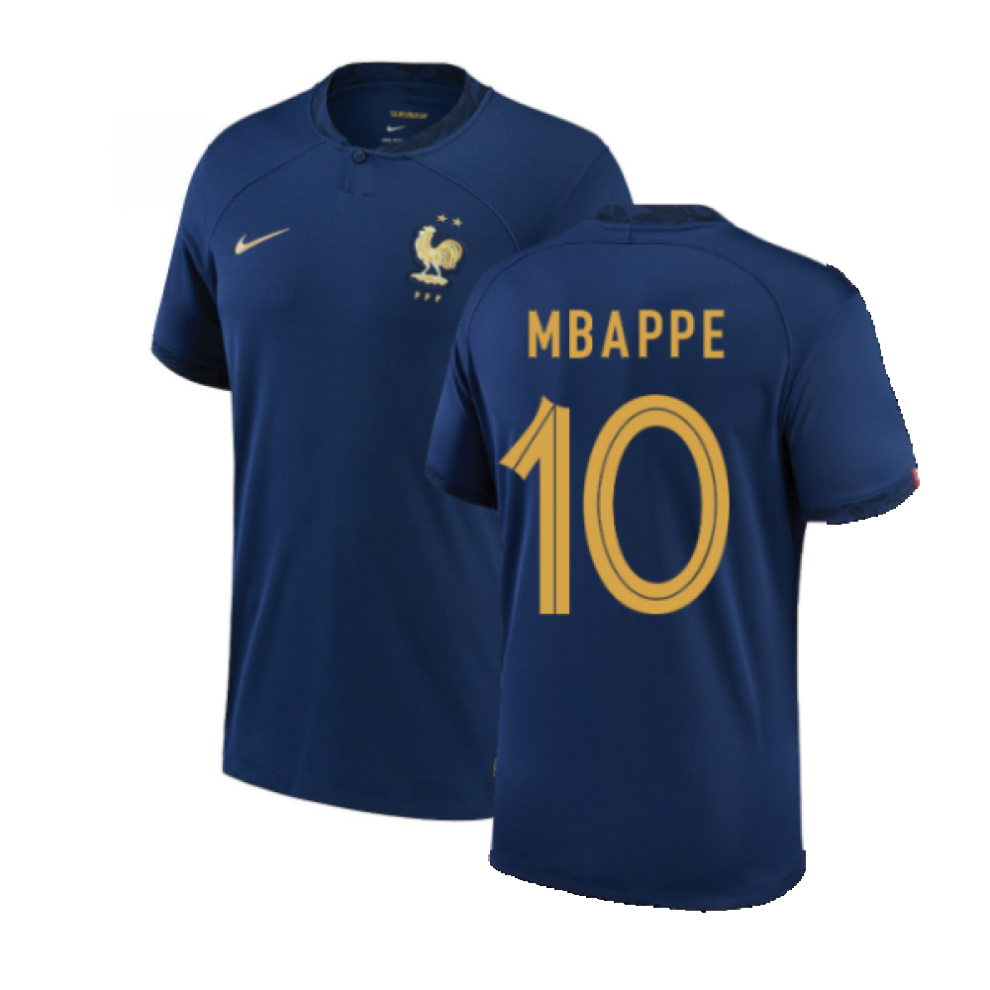 Nike (Xxl) 2022-2023 France Home Shirt (Mbappe 10)