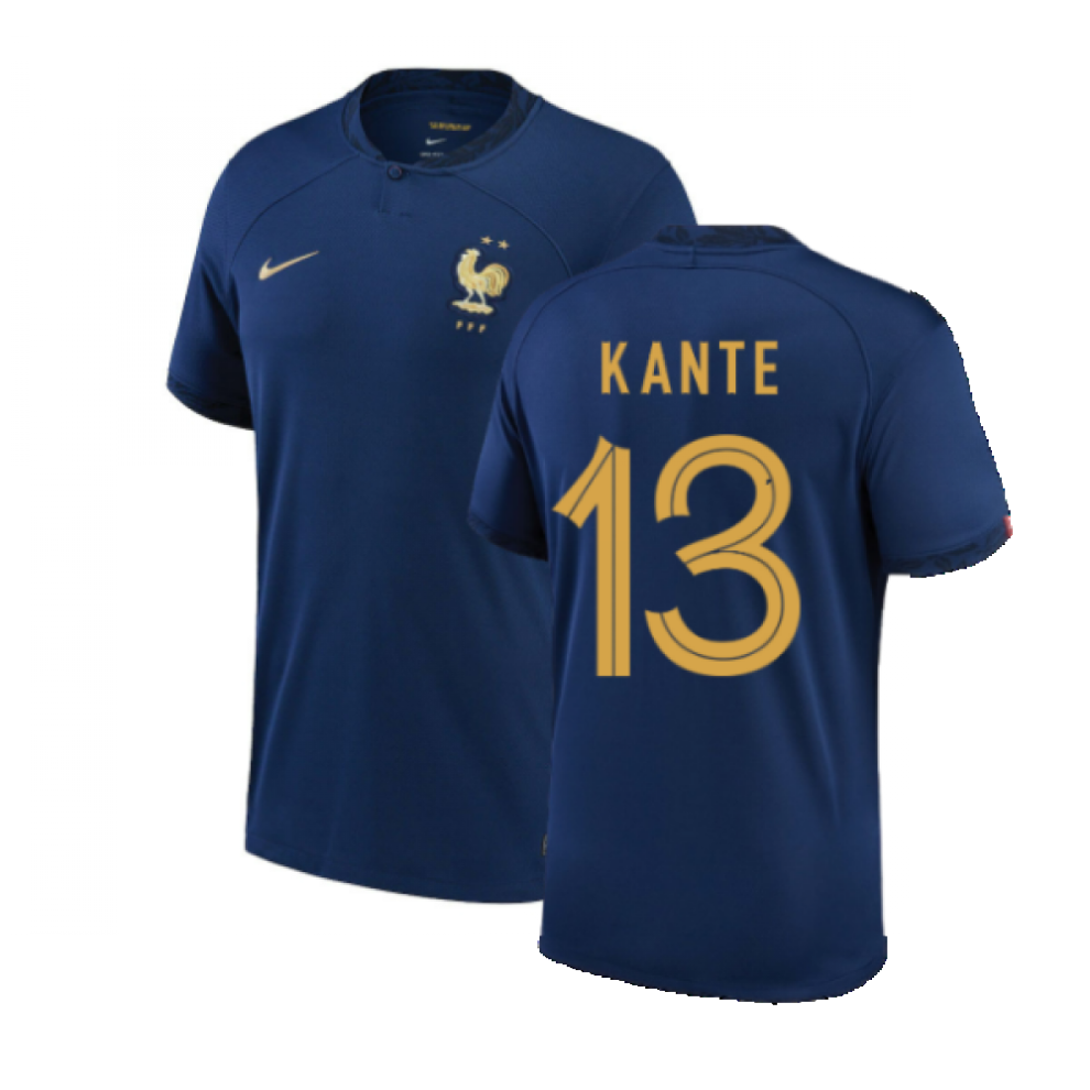 (XXL) 2022-2023 France Home Shirt (KANTE 13)