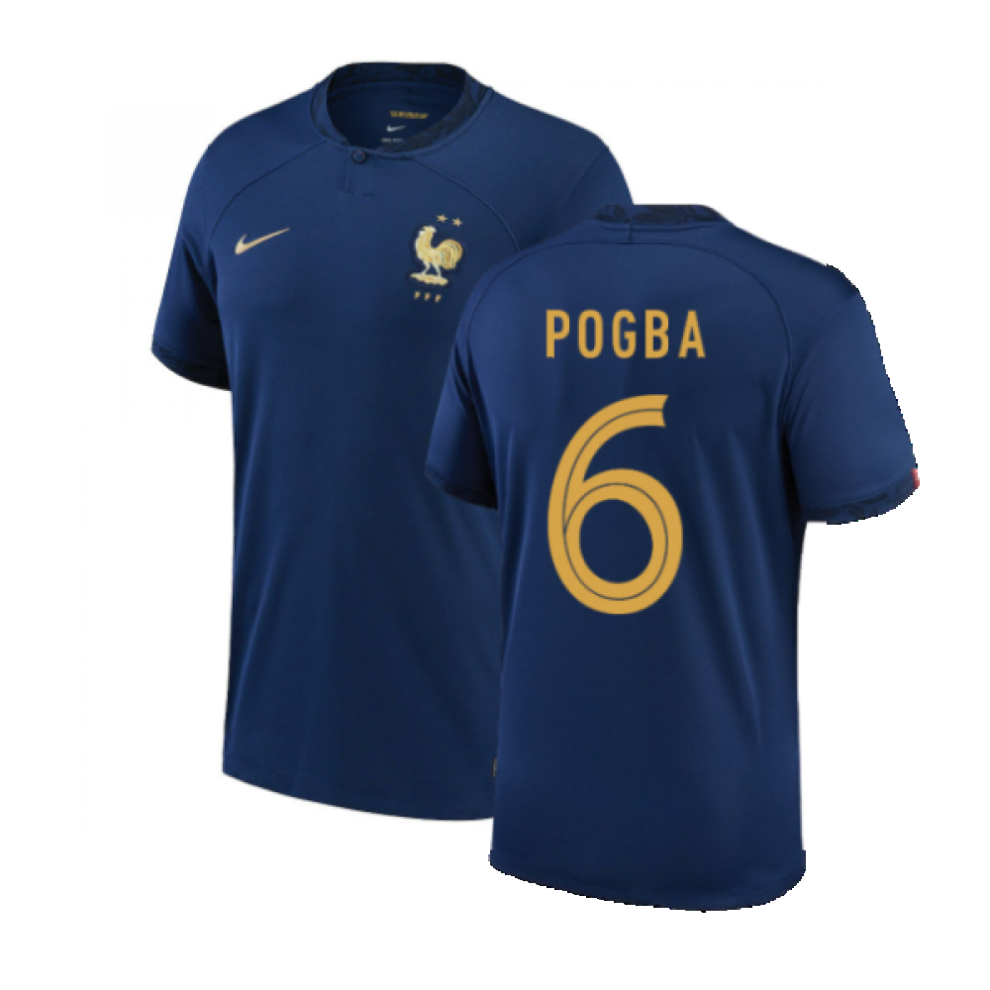 Nike (Xxl) 2022-2023 France Home Shirt (Pogba 6)