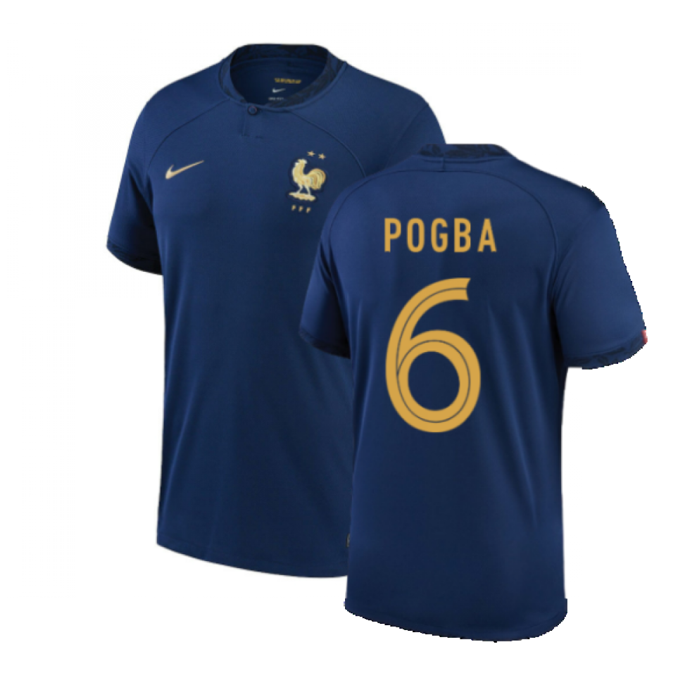 (XXL) 2022-2023 France Home Shirt (POGBA 6)