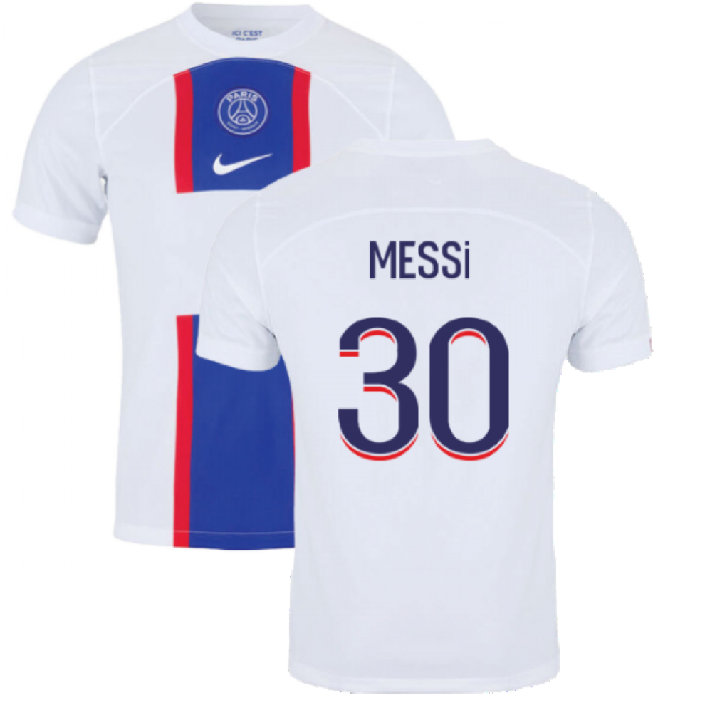 (XXL) 2022-2023 PSG Third Shirt (MESSI 30)