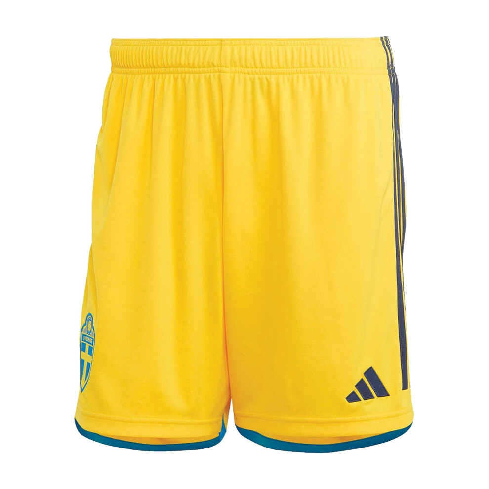 (XXL) 2022-2023 Sweden Home Change Shorts (Yellow)