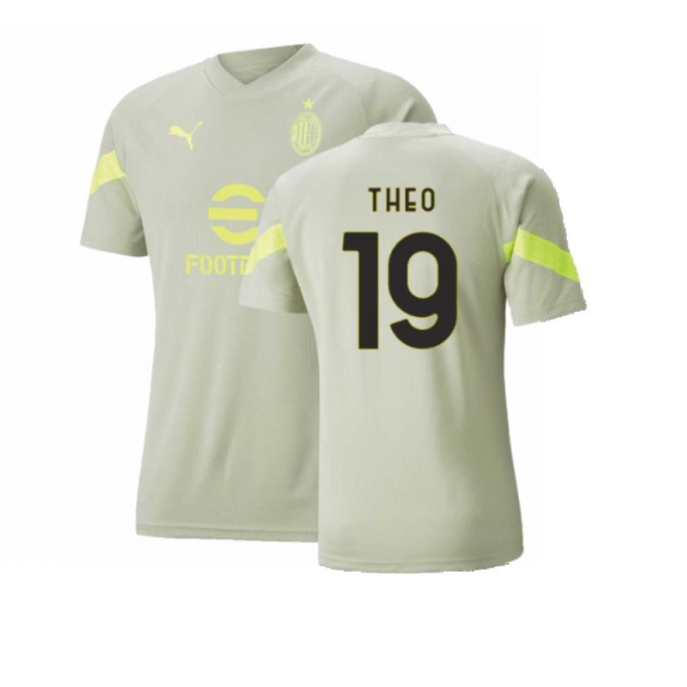 (XXL) 2022-2023 AC Milan Training Jersey (Spring Moss) (THEO 19)