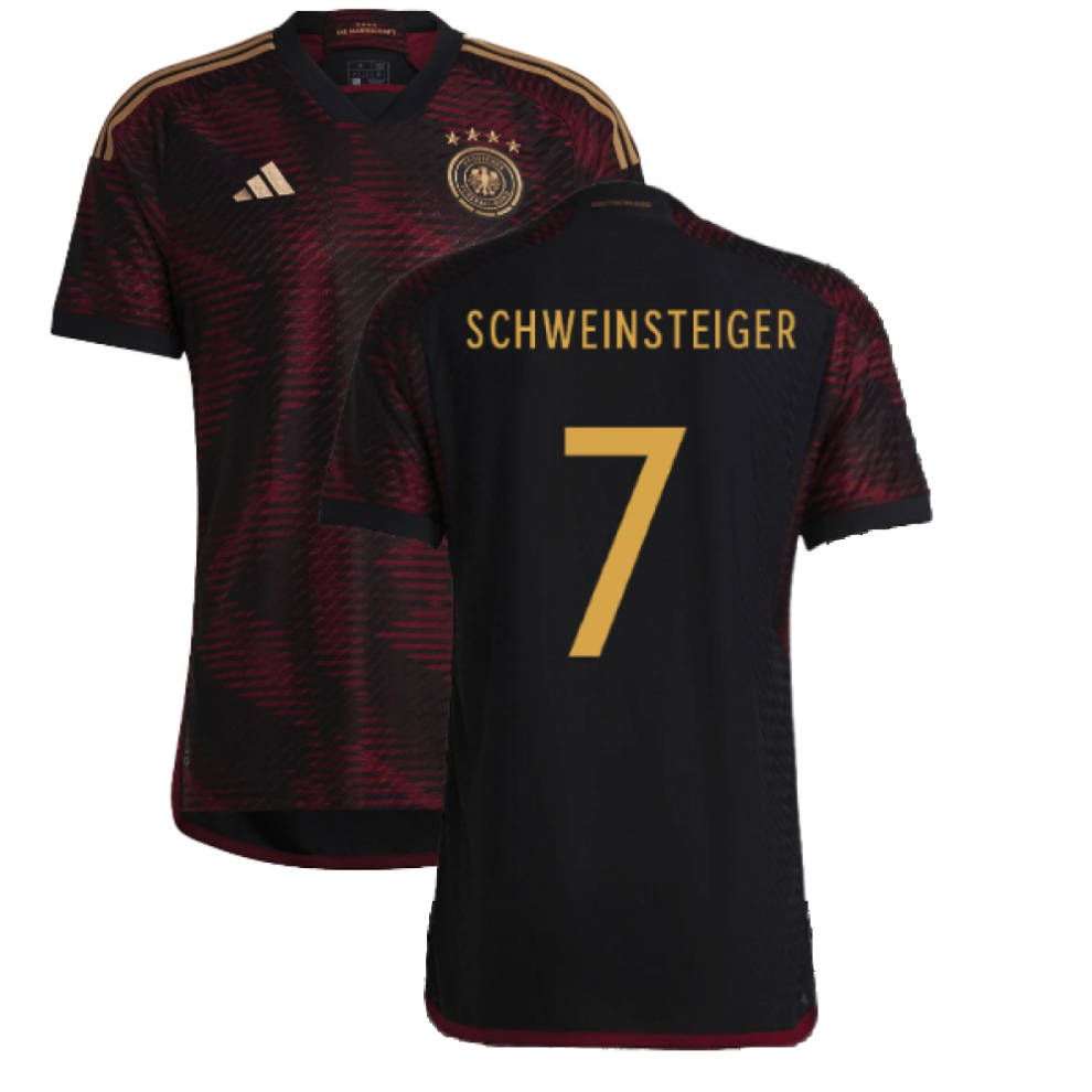 (M) 2022-2023 Germany Authentic Away Shirt (SCHWEINSTEIGER 7)