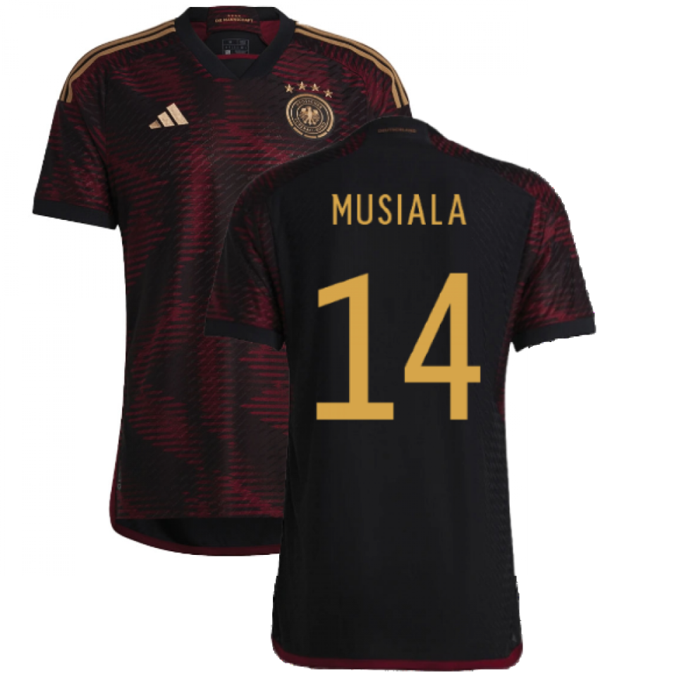 (S) 2022-2023 Germany Authentic Away Shirt (MUSIALA 14)