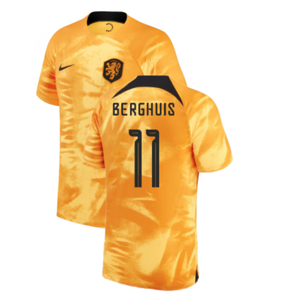 (M) 2022-2023 Holland Home Shirt (BERGHUIS 11)