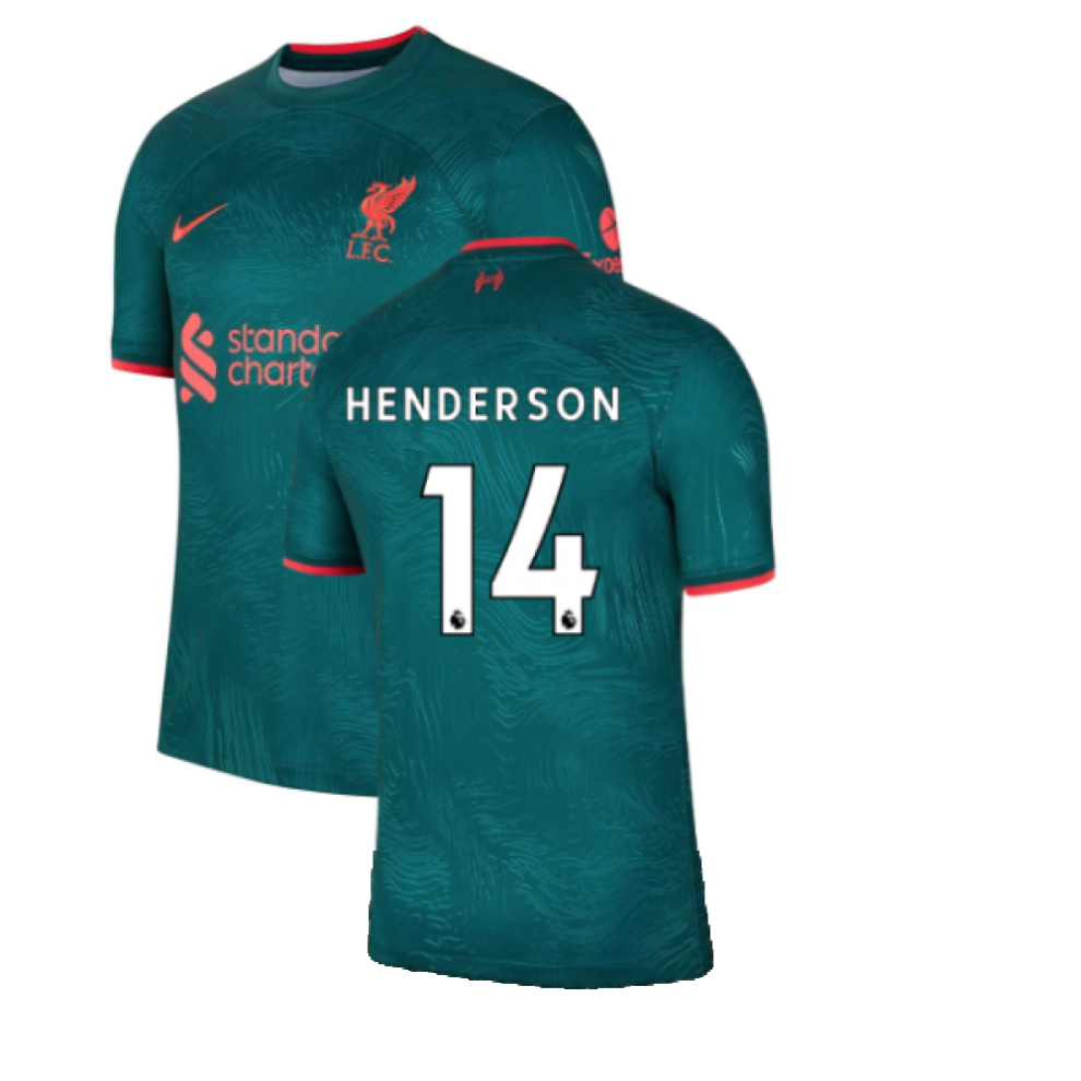 Nike (S) 2022-2023 Liverpool Third Shirt (Henderson 14)