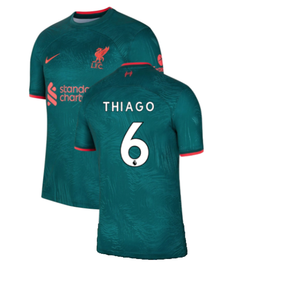 (S) 2022-2023 Liverpool Third Shirt (THIAGO 6)