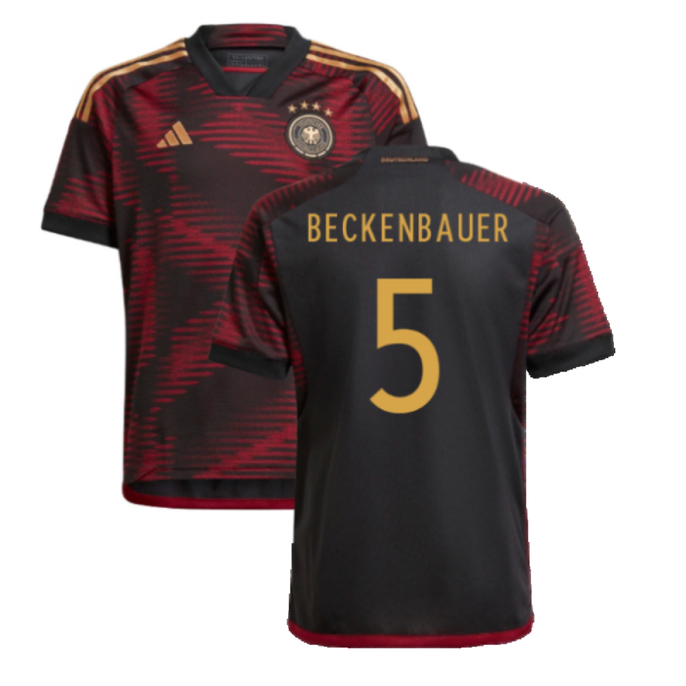 Adidas (Sb) 2022-2023 Germany Away Shirt (Kids) (Beckenbauer 5)