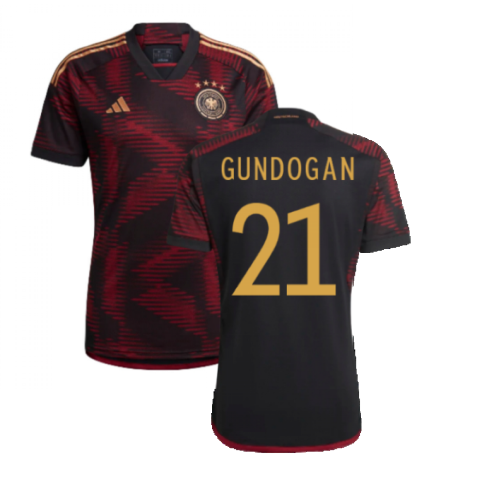 Adidas (3Xl) 2022-2023 Germany Away Shirt (Gundogan 21)