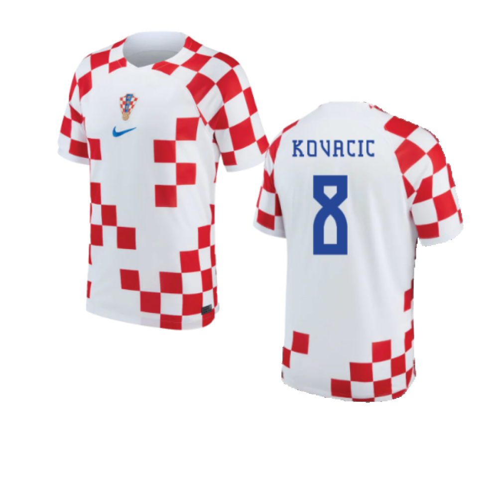 (S) 2022-2023 Croatia Home Shirt (KOVACIC 8)