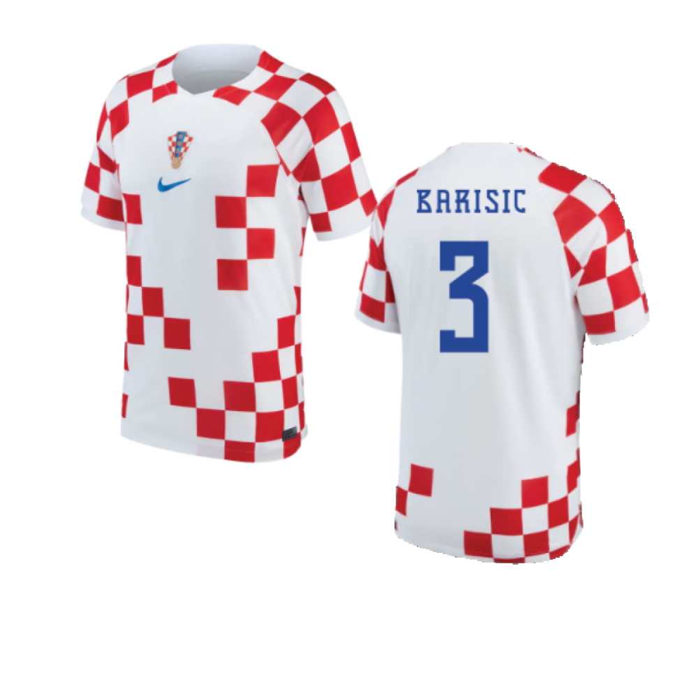 (M) 2022-2023 Croatia Home Shirt (BARISIC 3)