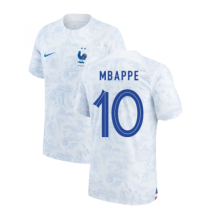(XL) 2022-2023 France Away Shirt (MBAPPE 10)