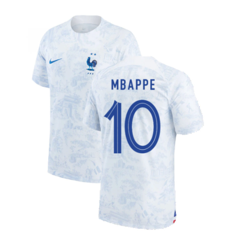 (L) 2022-2023 France Away Shirt (MBAPPE 10)