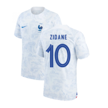 (XXL) 2022-2023 France Away Shirt (ZIDANE 10)