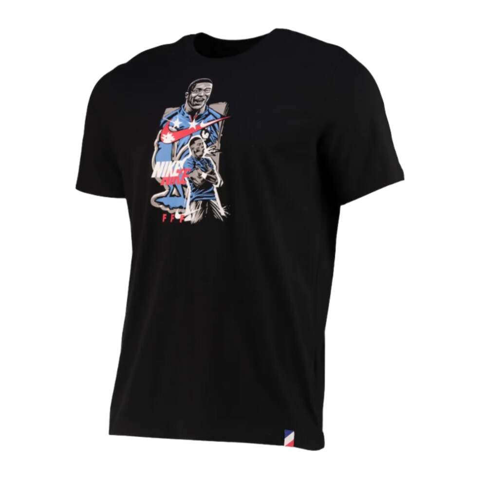 (XXL) 2022-2023 France Mbappe Player Tee (Black)