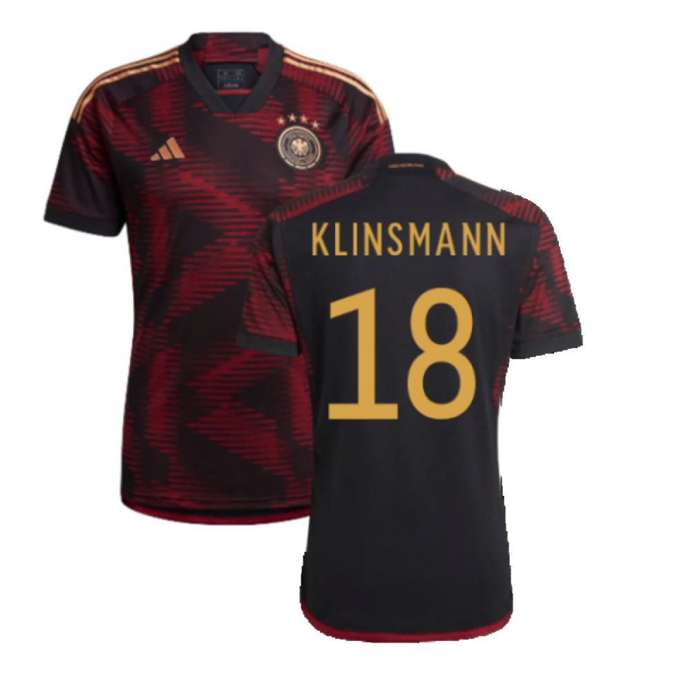 Adidas (L) 2022-2023 Germany Away Shirt (Klinsmann 18)