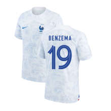 (XXL) 2022-2023 France Away Shirt (BENZEMA 19)