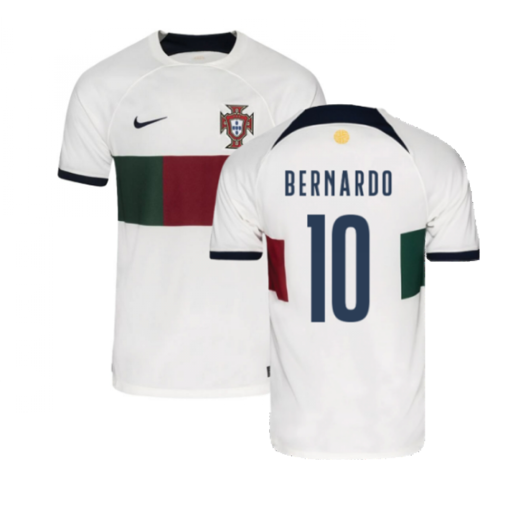 (3XL) 2022-2023 Portugal Away Shirt (BERNARDO 10)