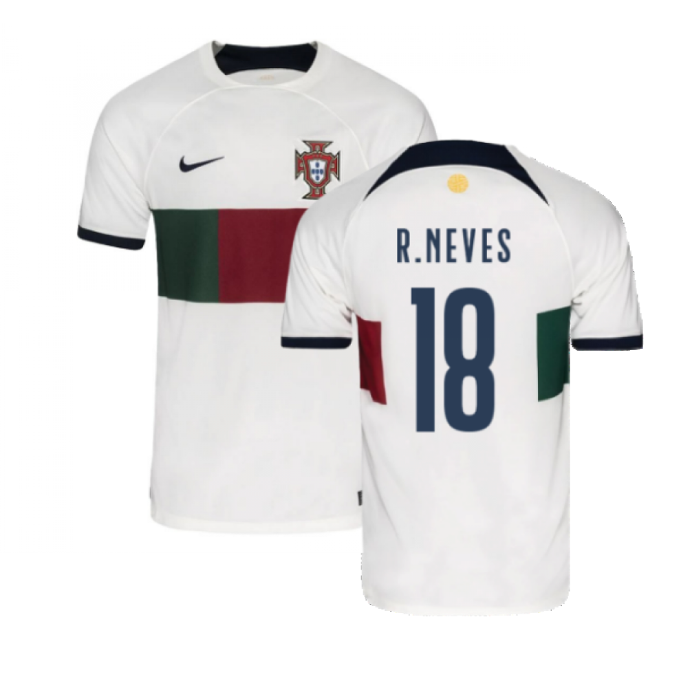 Nike (3Xl) 2022-2023 Portugal Away Shirt (R.neves 18)