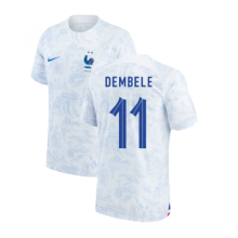 (XXL) 2022-2023 France Away Shirt (DEMBELE 11)
