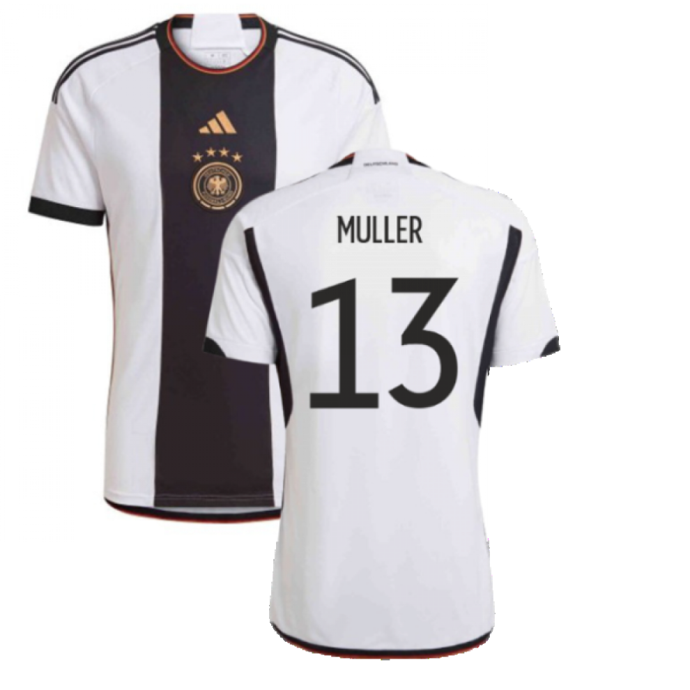 Adidas (Mb) 2022-2023 Germany Home Shirt (Kids) (Muller 13)
