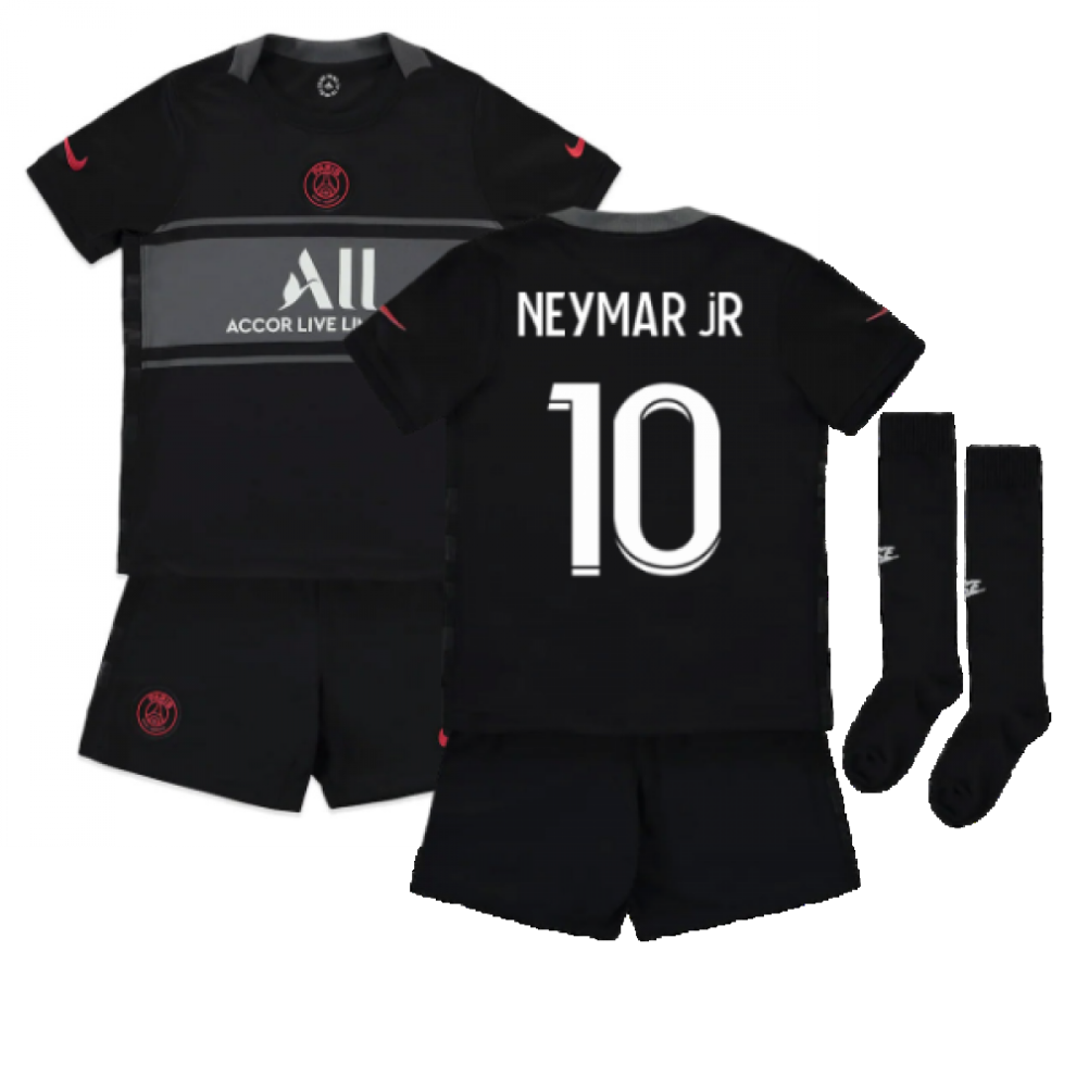 (LB) 2021-2022 PSG Third Mini Kit (NEYMAR JR 10)