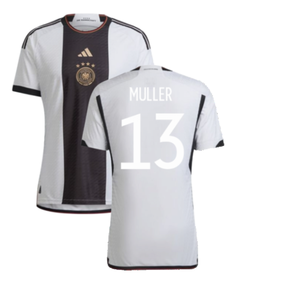 (L) 2022-2023 Germany Authentic Home Shirt (MULLER 13)