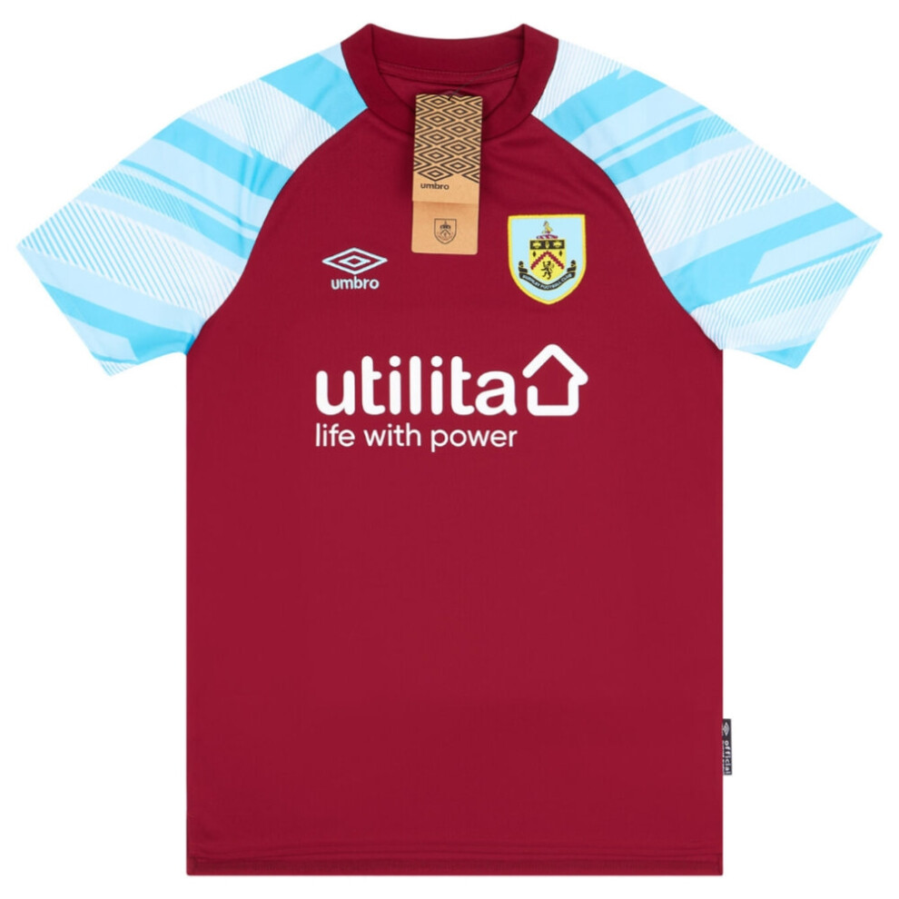 (SB) 2021-2022 Burnley Home Shirt (Kids)