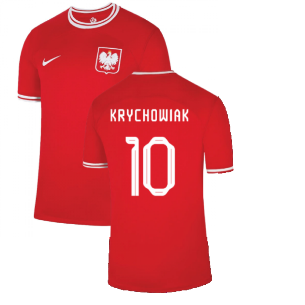 (M) 2022-2023 Poland Away Shirt (KRYCHOWIAK 10)