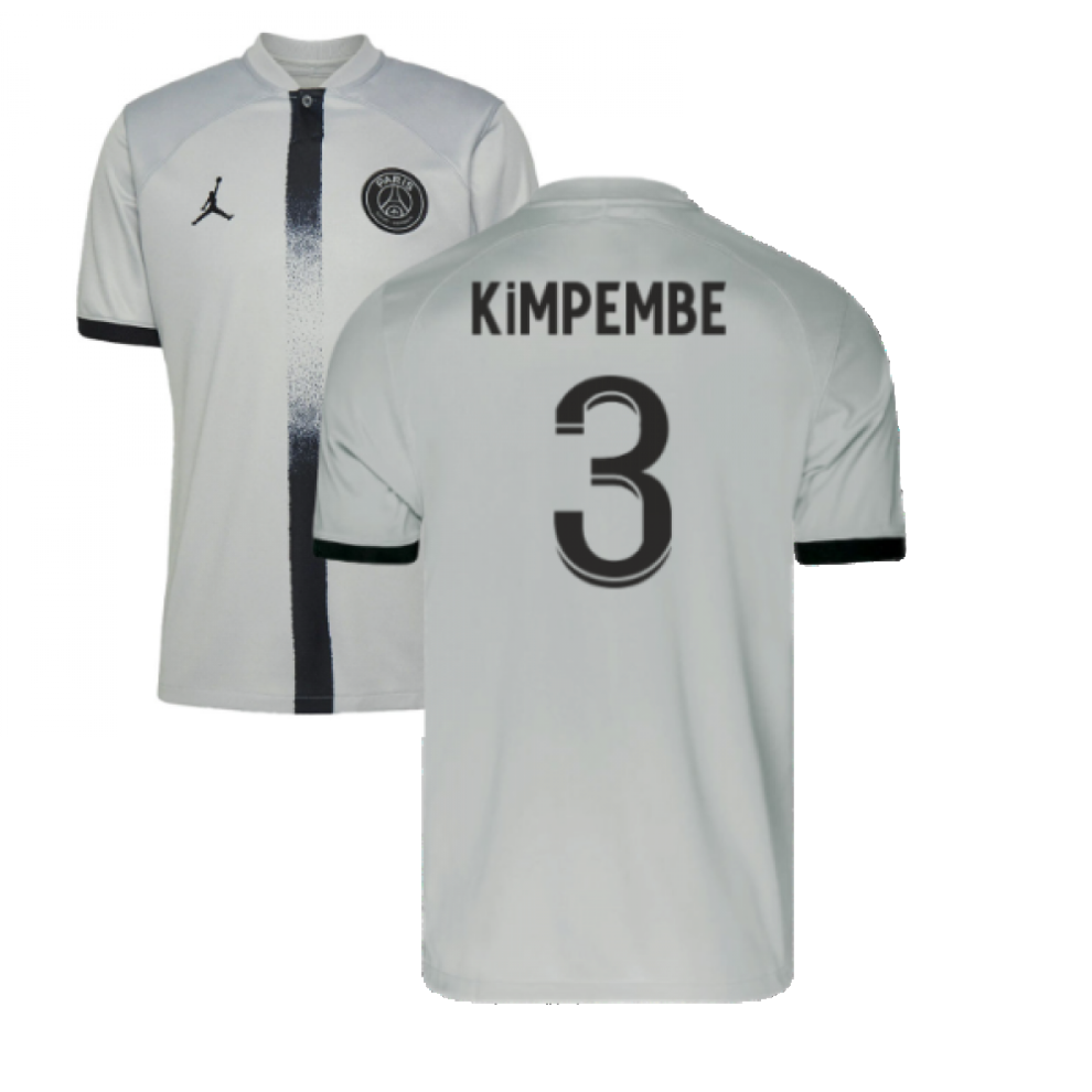 (XL) 2022-2023 PSG Away Shirt (KIMPEMBE 3)