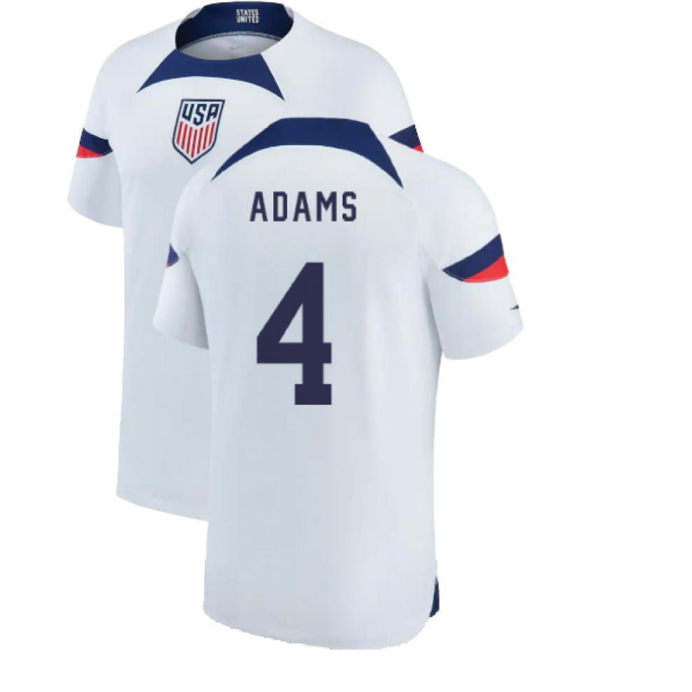 (XL) 2022-2023 USA United States Home Shirt (ADAMS 4)