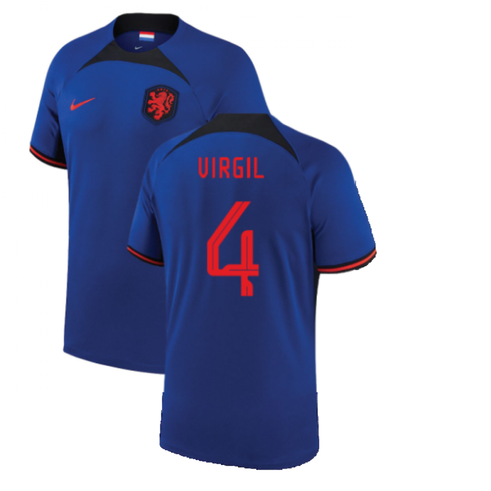 (XXL) 2022-2023 Holland Away Shirt (VIRGIL 4)