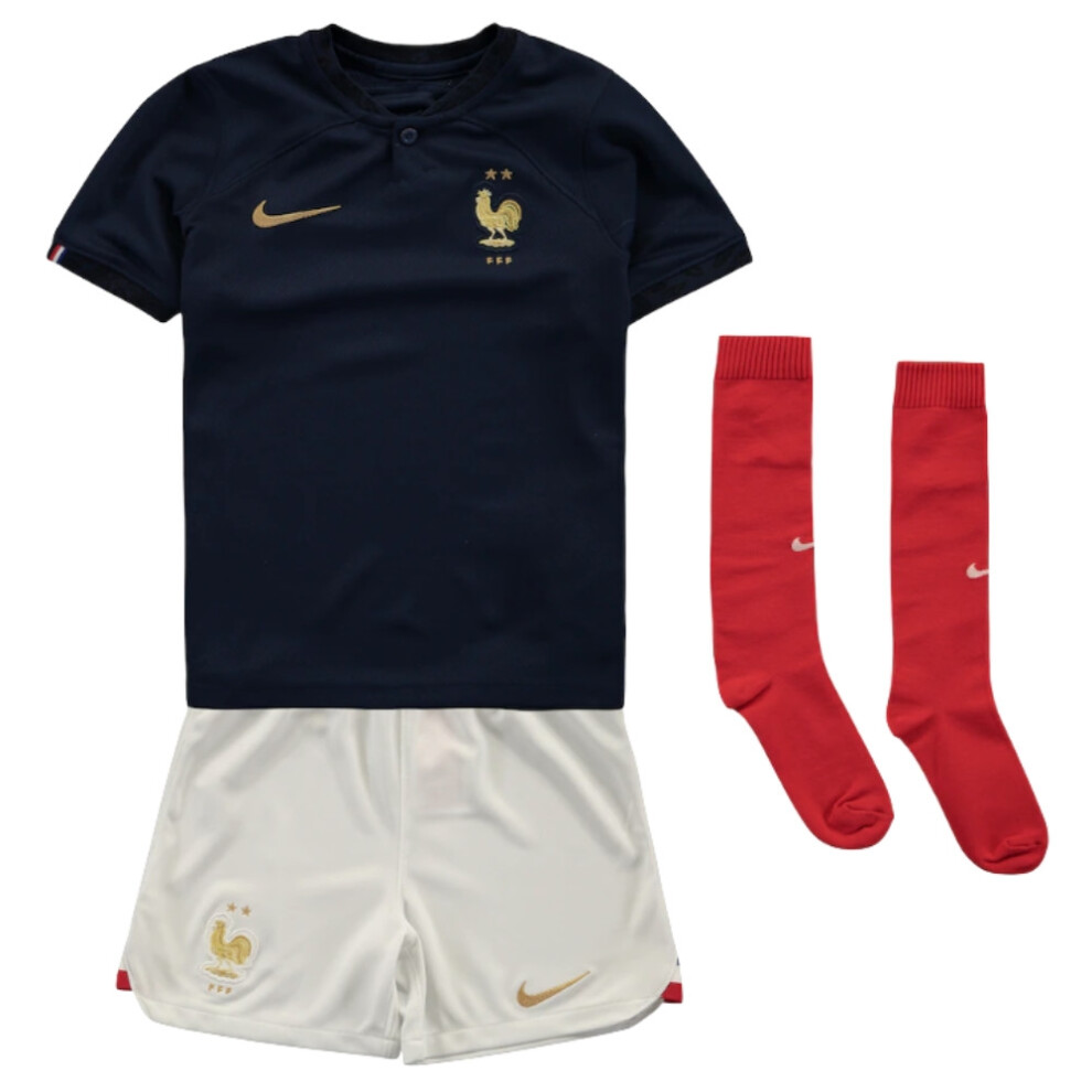 (XSB) 2022-2023 France Home Little Boys Mini Kit